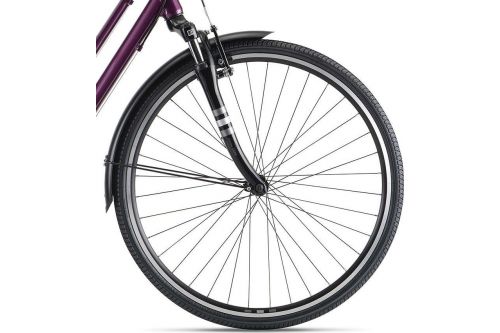 Rower damski Liv  Flourish FS 2 - Śliwkowy - w 100% gotowy do jazdy